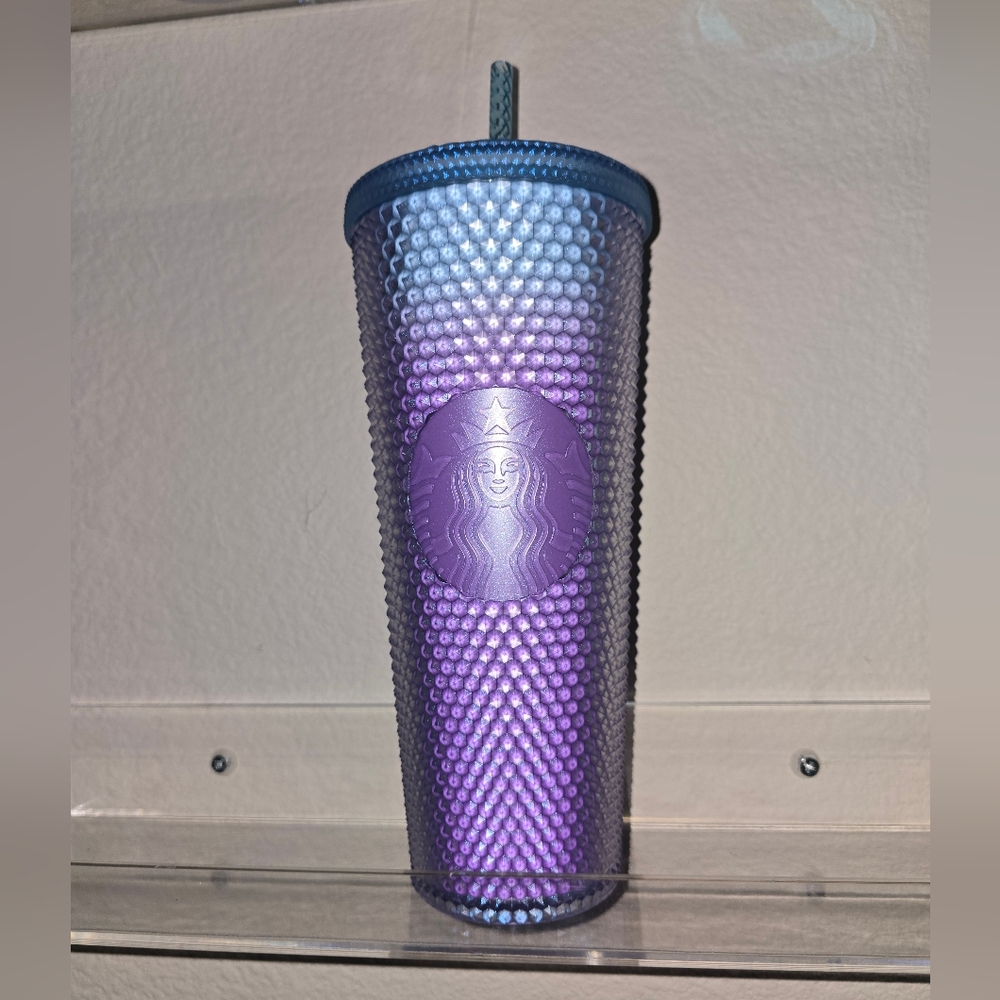 Starbucks Iridescent Tumbler with Straw
